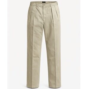Polo Ralph Lauren Mens 38x30 Pleated Chino Pants Khaki Tan Vintage Made in USA